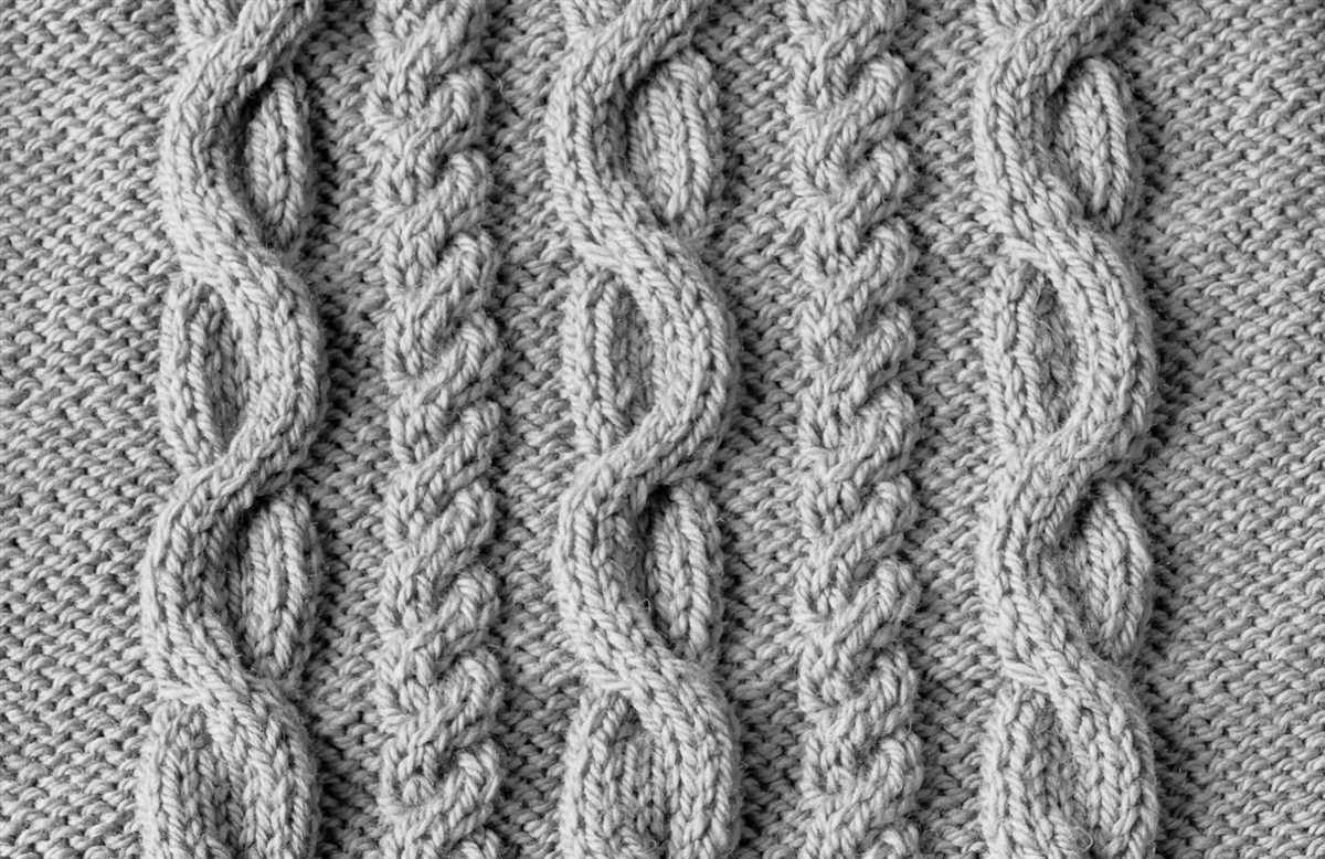 Wavy knit blanket pattern