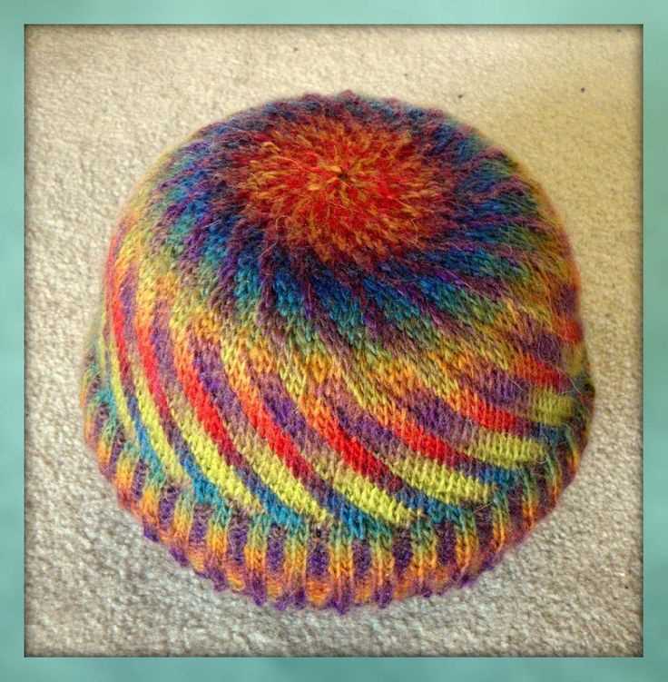Brain beanie knitting pattern