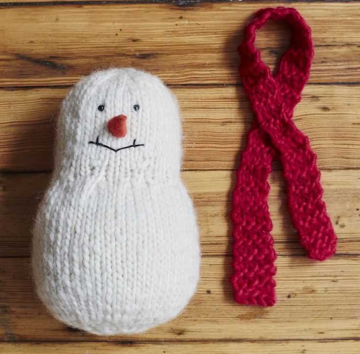 Easy snowman knitting pattern free