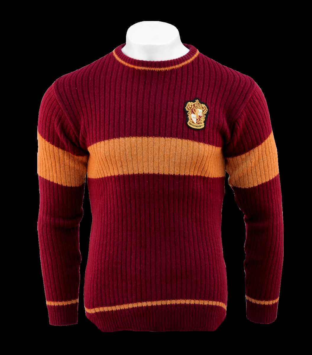 Gryffindor jumper knitting pattern