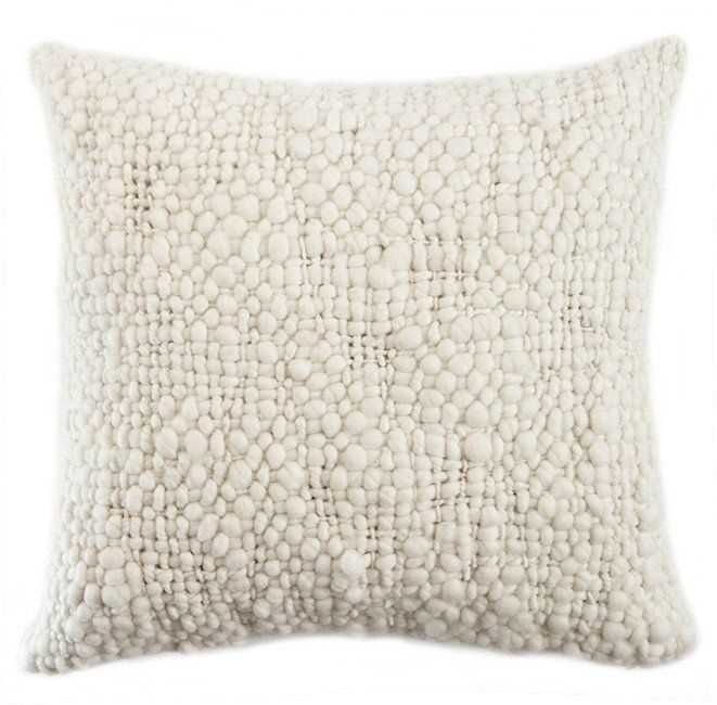 Chunky knit throw pillow pattern