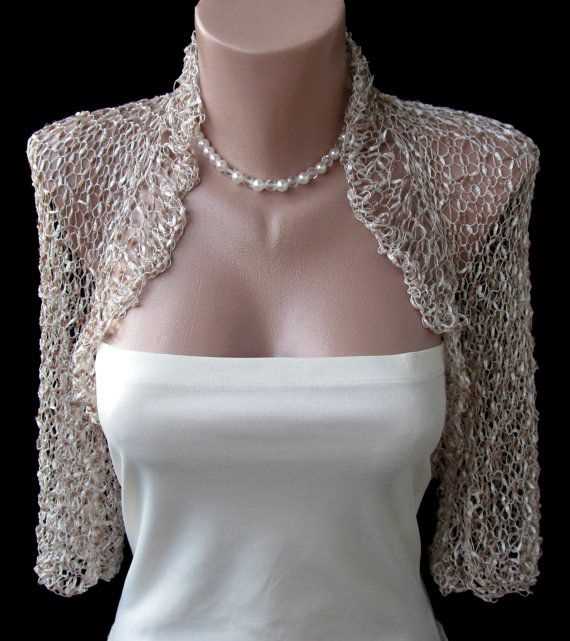 Wedding shrug knitting pattern