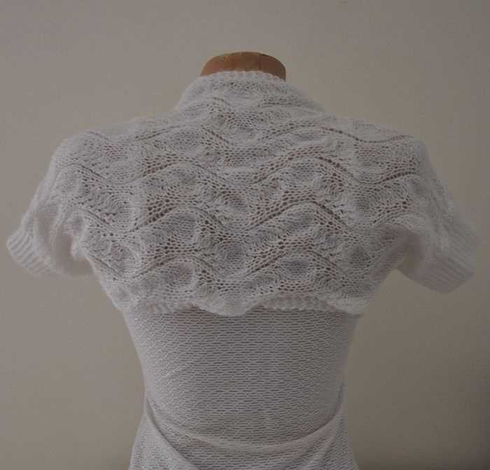 Wedding shrug knitting pattern
