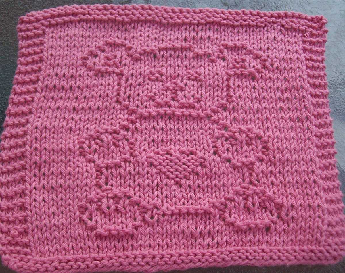 Wash cloth knitting pattern free