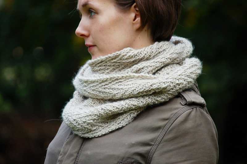 Basic cowl knitting pattern