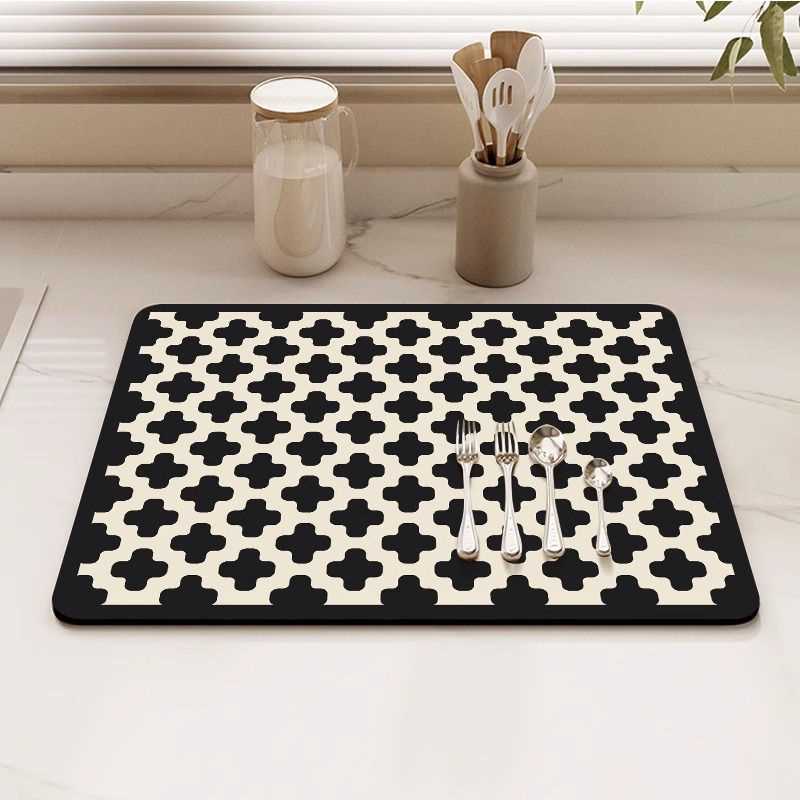 Knitted dish drying mat pattern