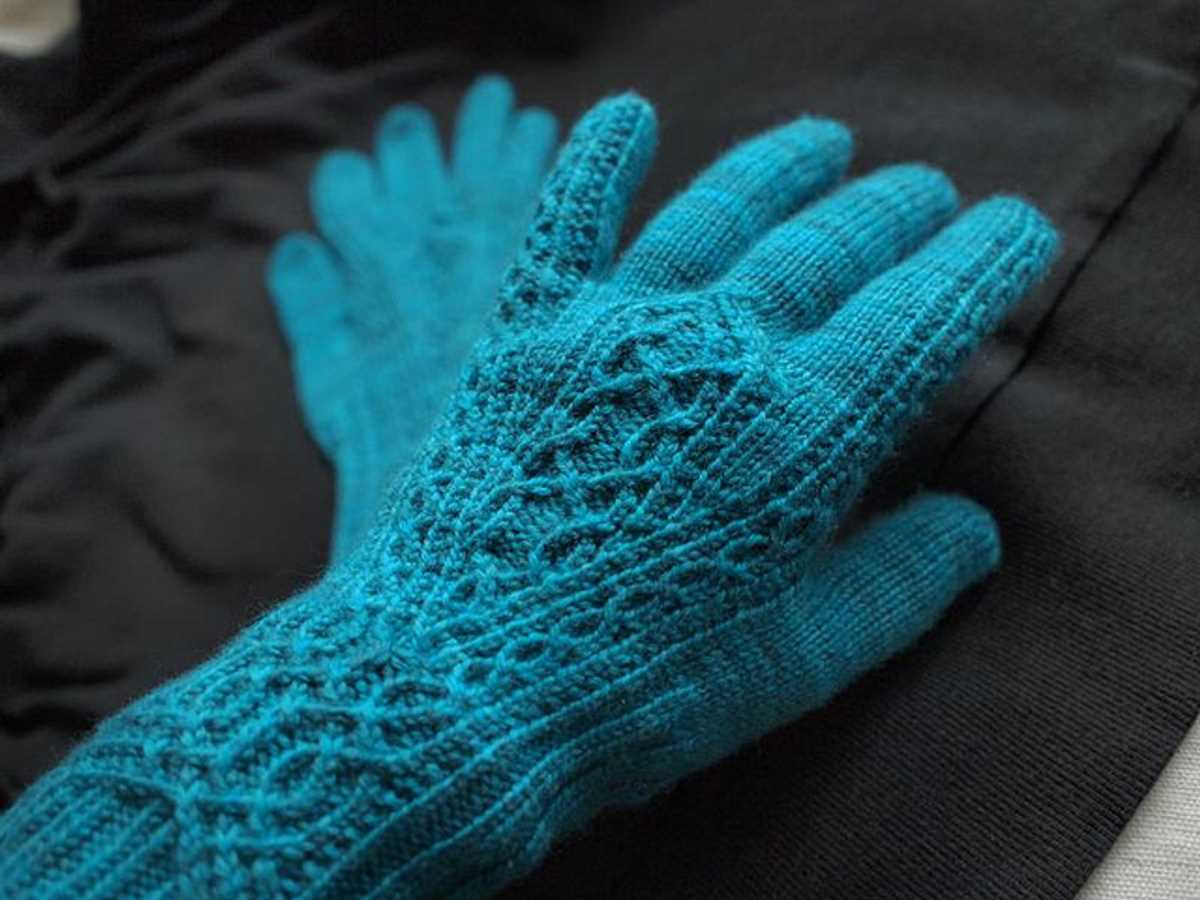 Knitting pattern for gloves