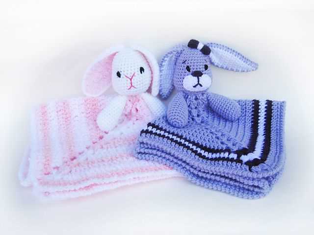 Bunny blanket knitting pattern