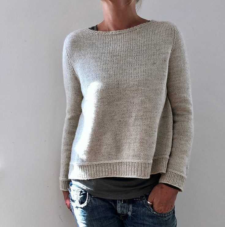 Top down knit sweater pattern free