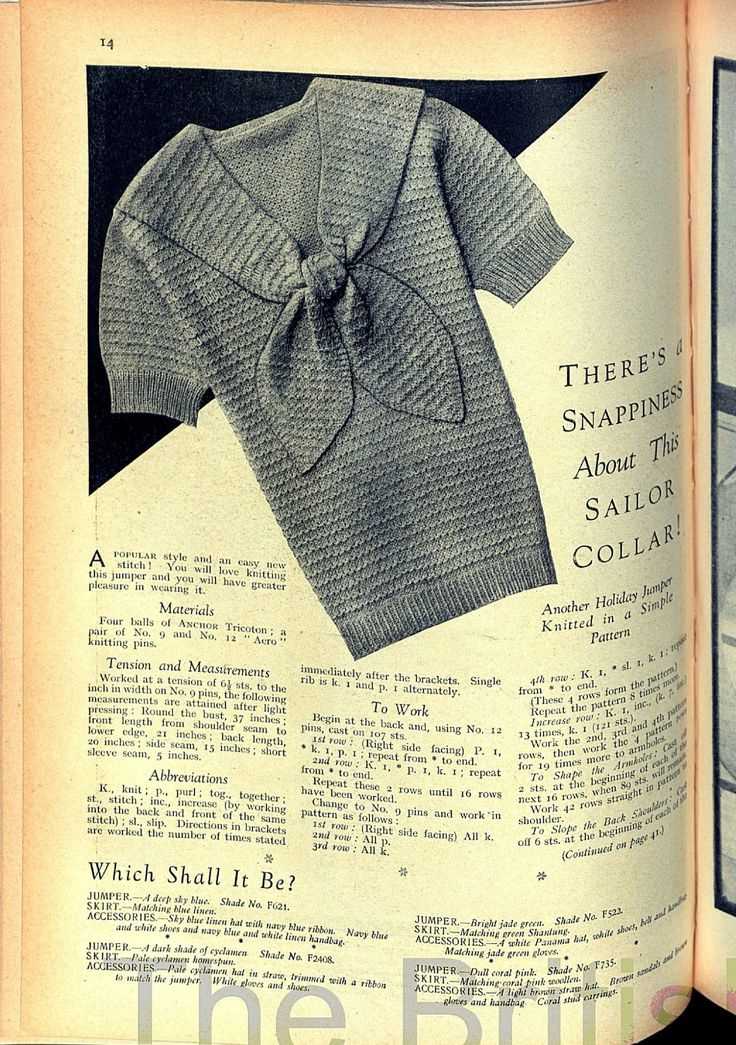 Vintage knitting patterns free