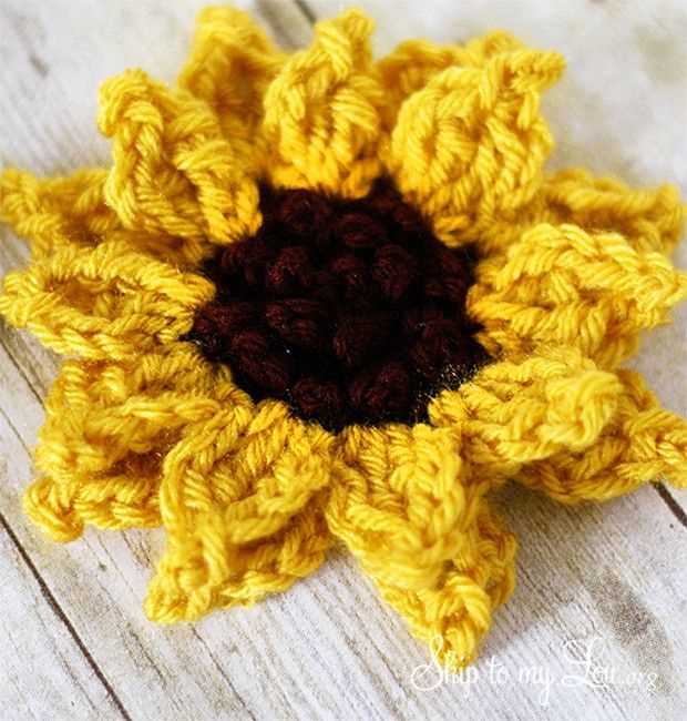 Sunflower knitting pattern free