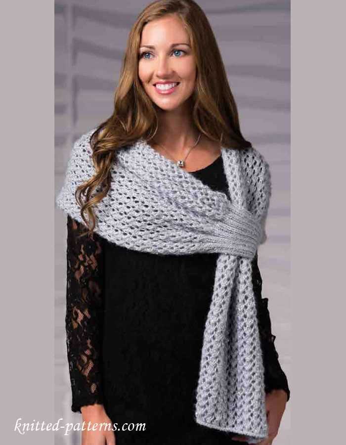 Women's knitted scarf patterns
