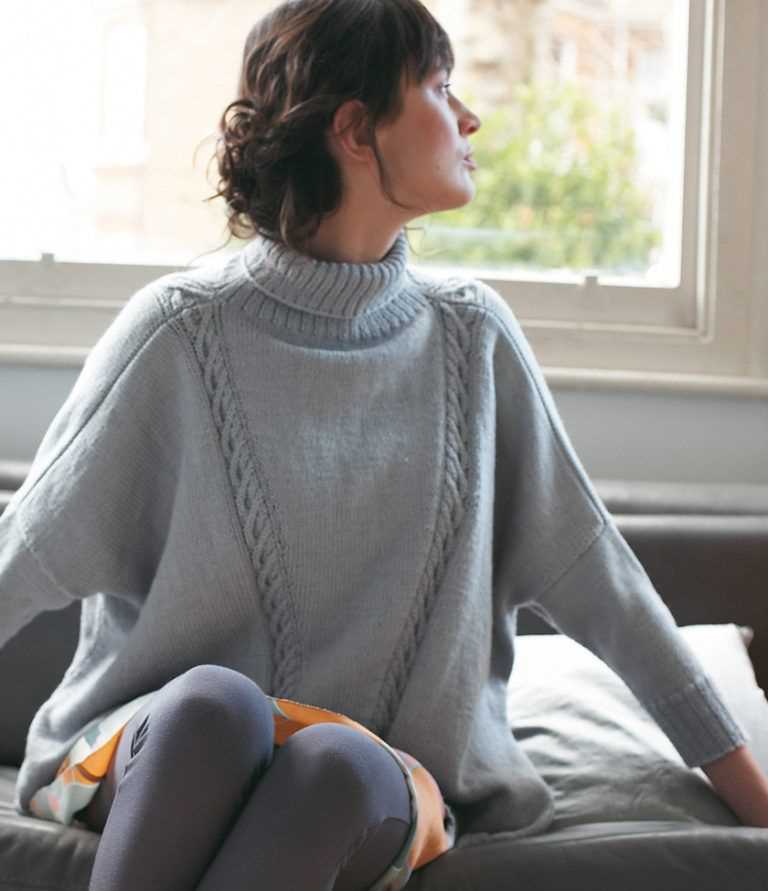 Womens cable knit sweater pattern