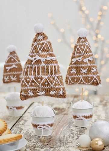 Knitted christmas tree decorations patterns