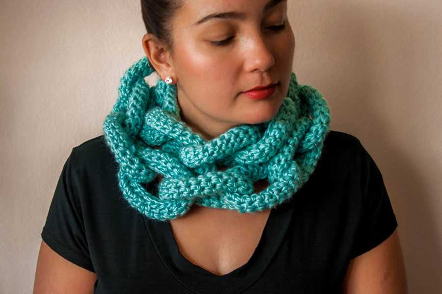 Bulky knit scarf patterns free