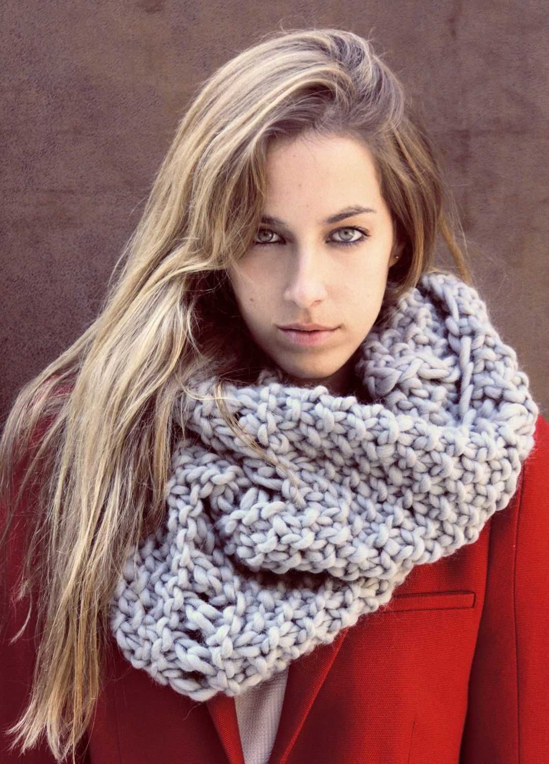 Chunky snood knitting pattern