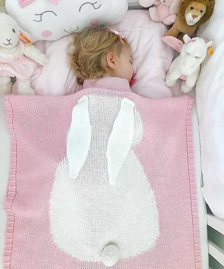 Bunny blanket knitting pattern