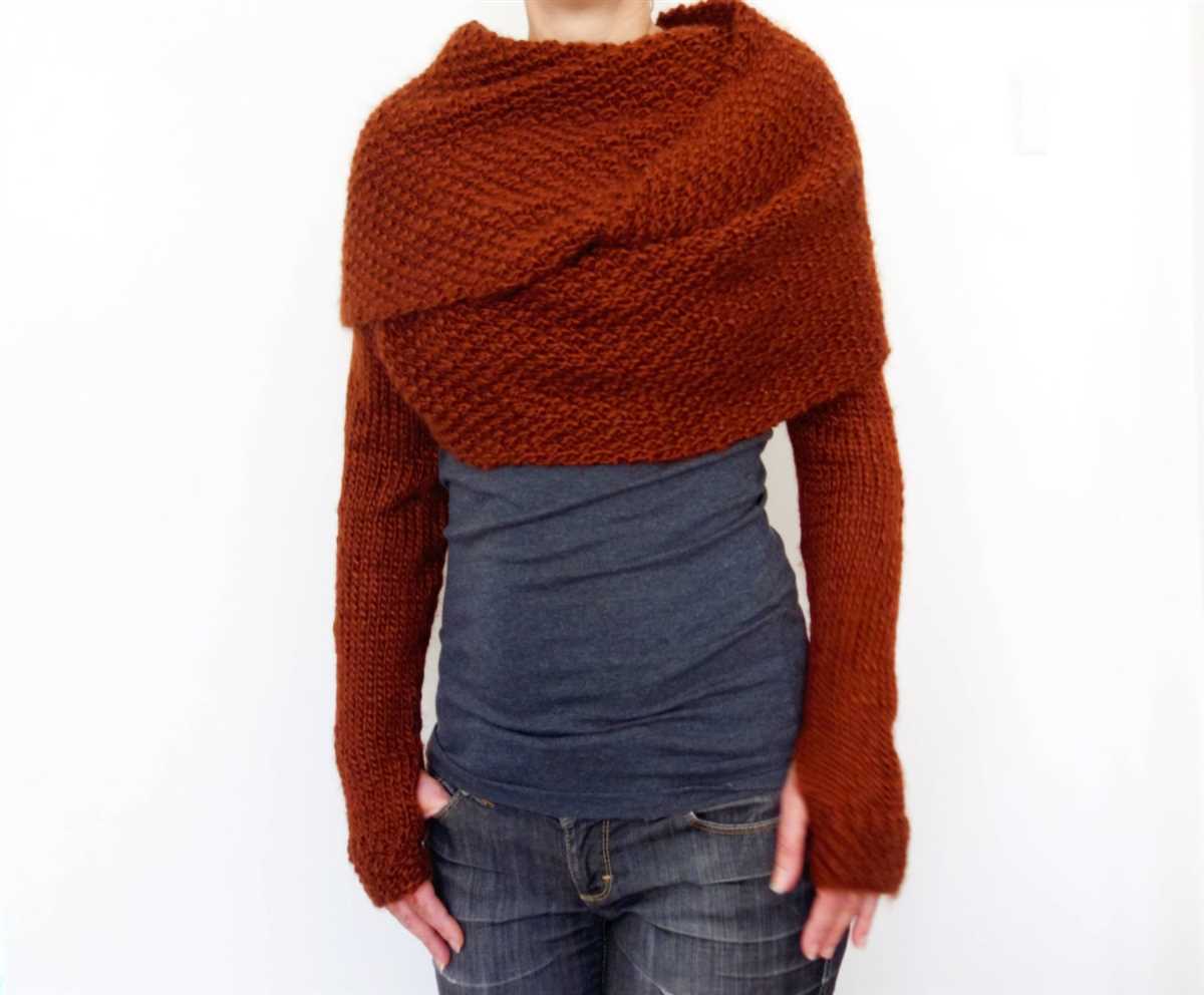 Wrap sweater knitting pattern