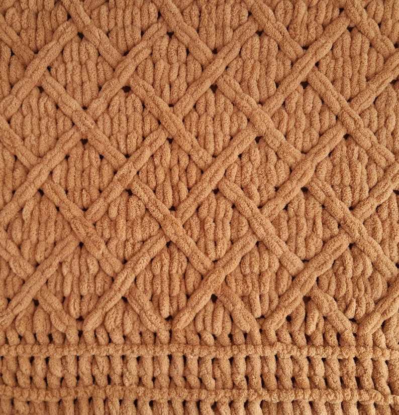 Plaid knit pattern