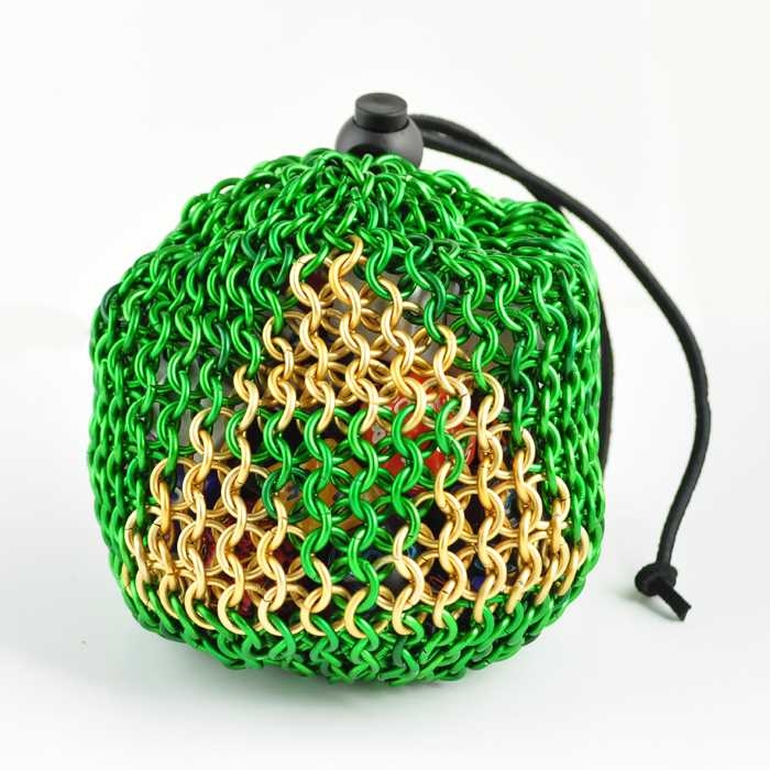 Knitted dice bag pattern