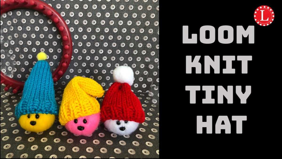 Loom knit santa hat pattern