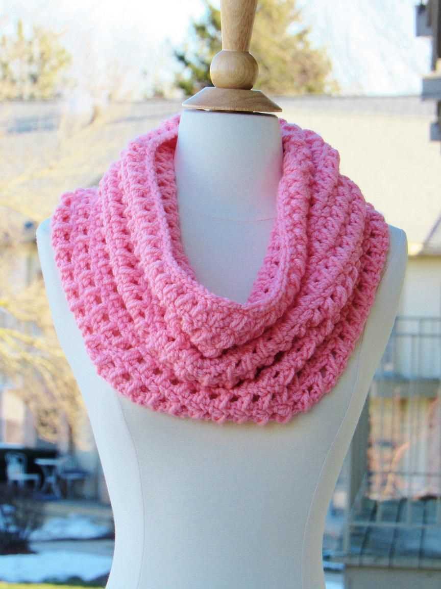 Knitting pattern cowl chunky yarn