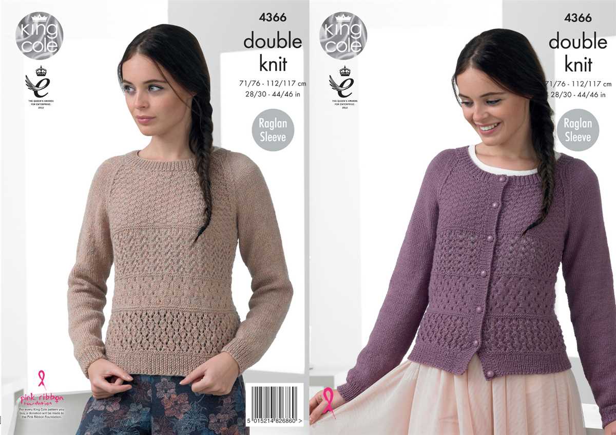 Ladies double knitting cardigan patterns