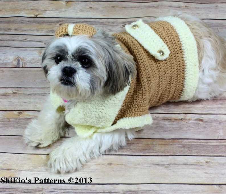 Knitted dog coat patterns easy