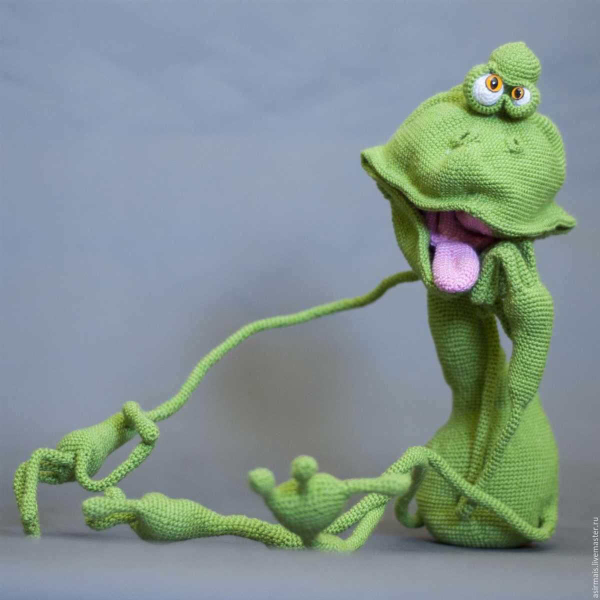 Knitting frog pattern