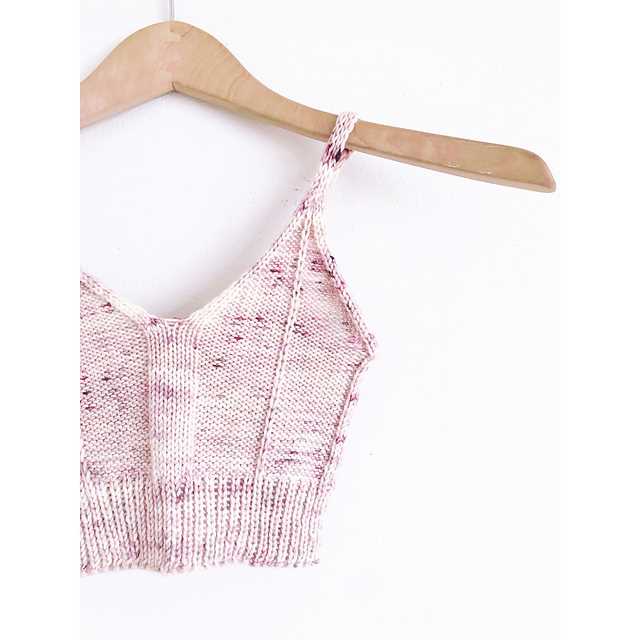 Chunky knit bralette pattern