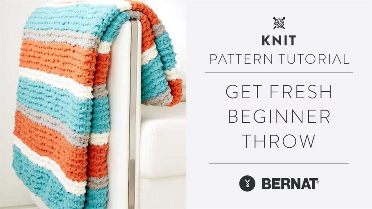 Bernat blanket knitting patterns
