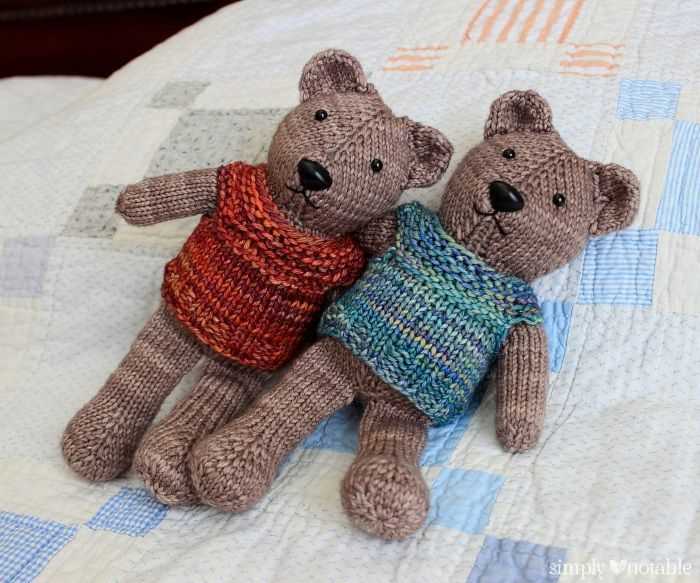 Free knit teddy bear pattern