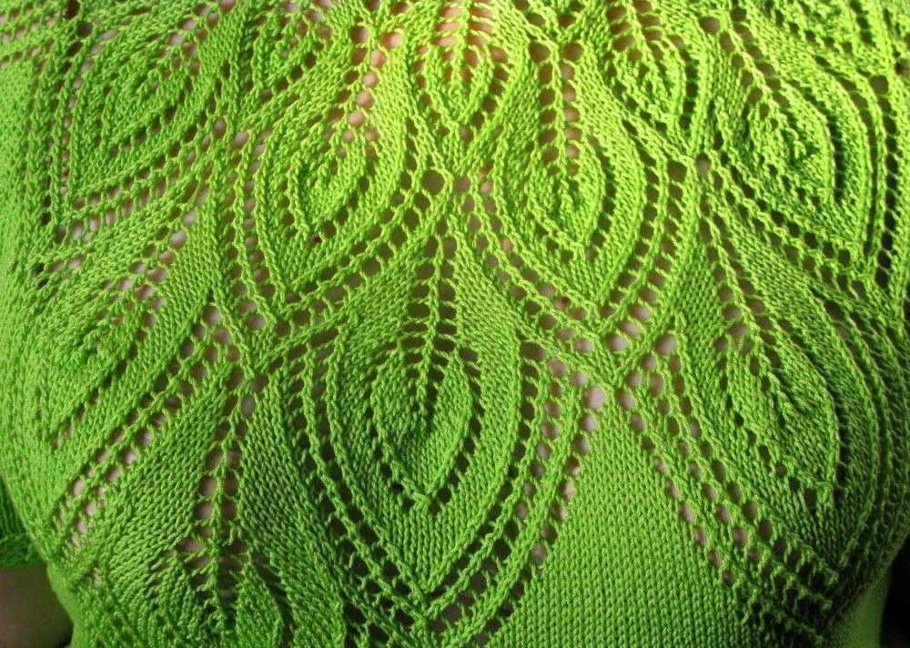 Ravelry free knitted leaf patterns
