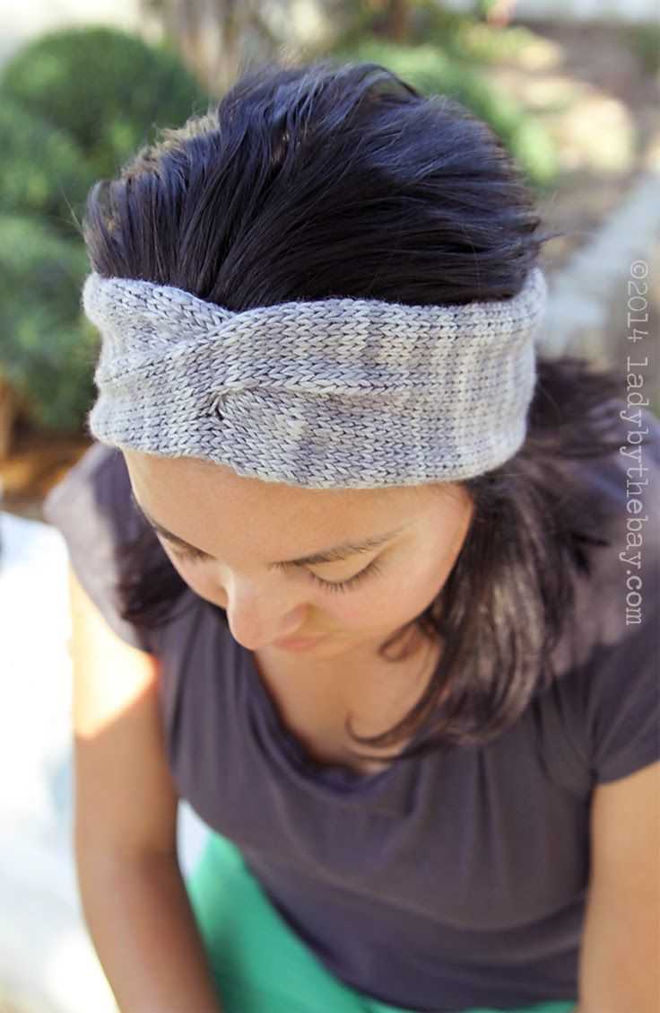 Knitted headband pattern straight needles