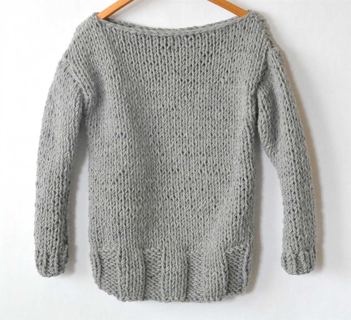 Knit pullover sweater pattern free