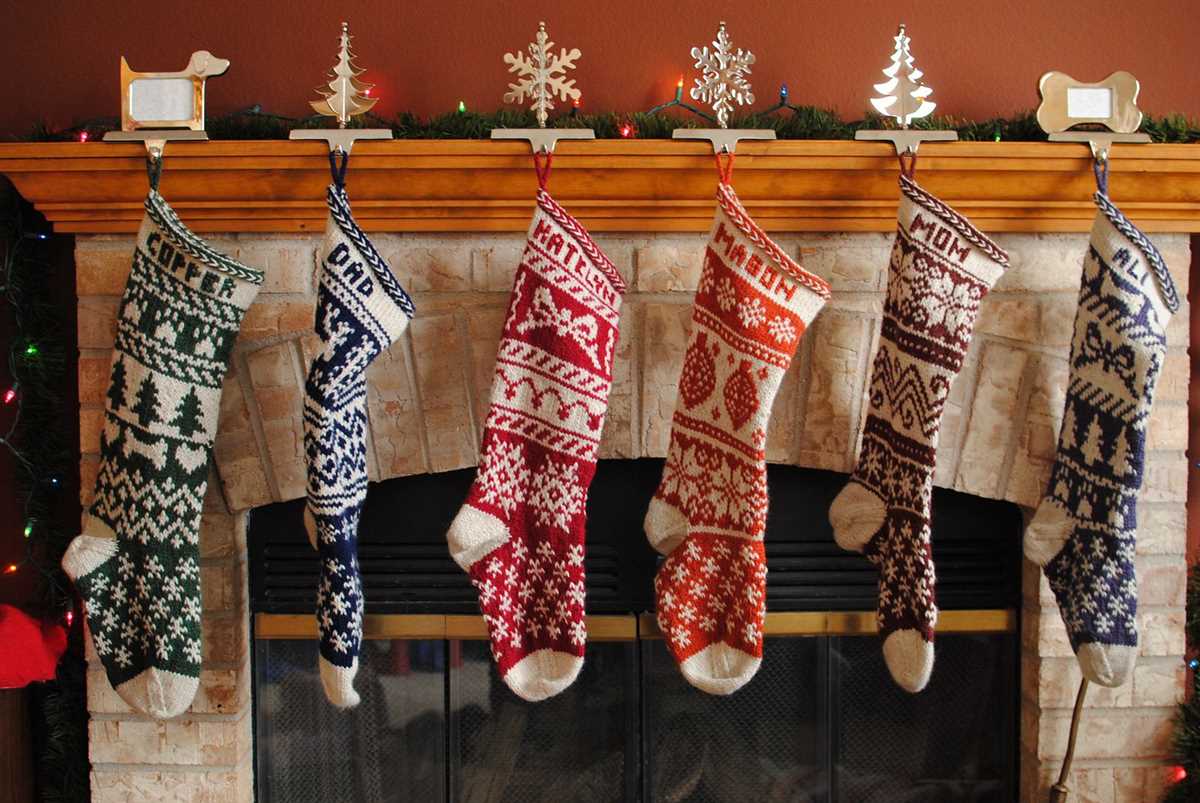 Easy knitted stocking pattern