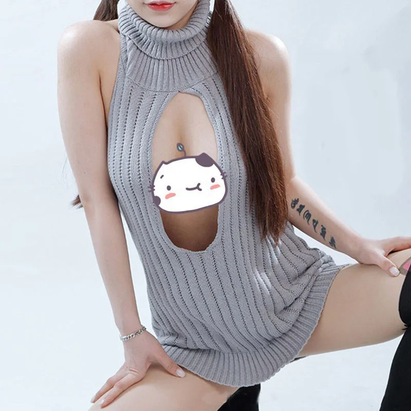 Virgin killer sweater knitting pattern