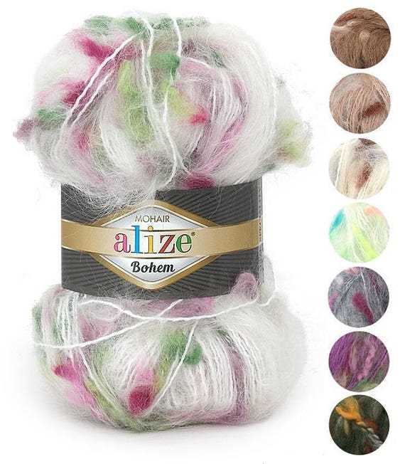 Knitting patterns for rainbow boucle yarn
