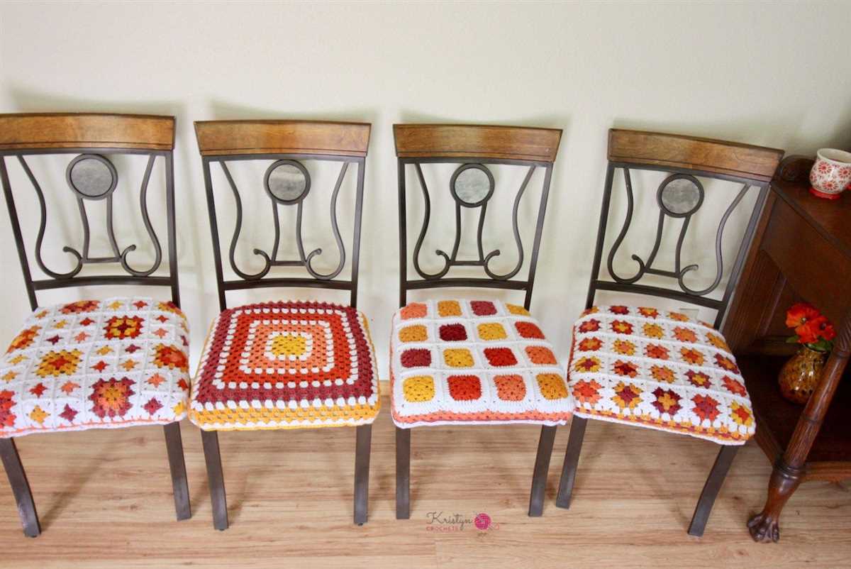 Knitting pattern for armchair covers