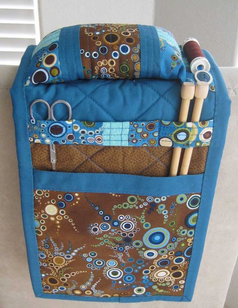Armchair caddy knitting pattern