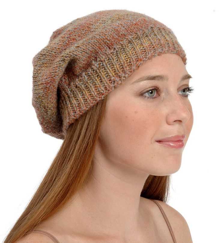Knit slouchy hat pattern free