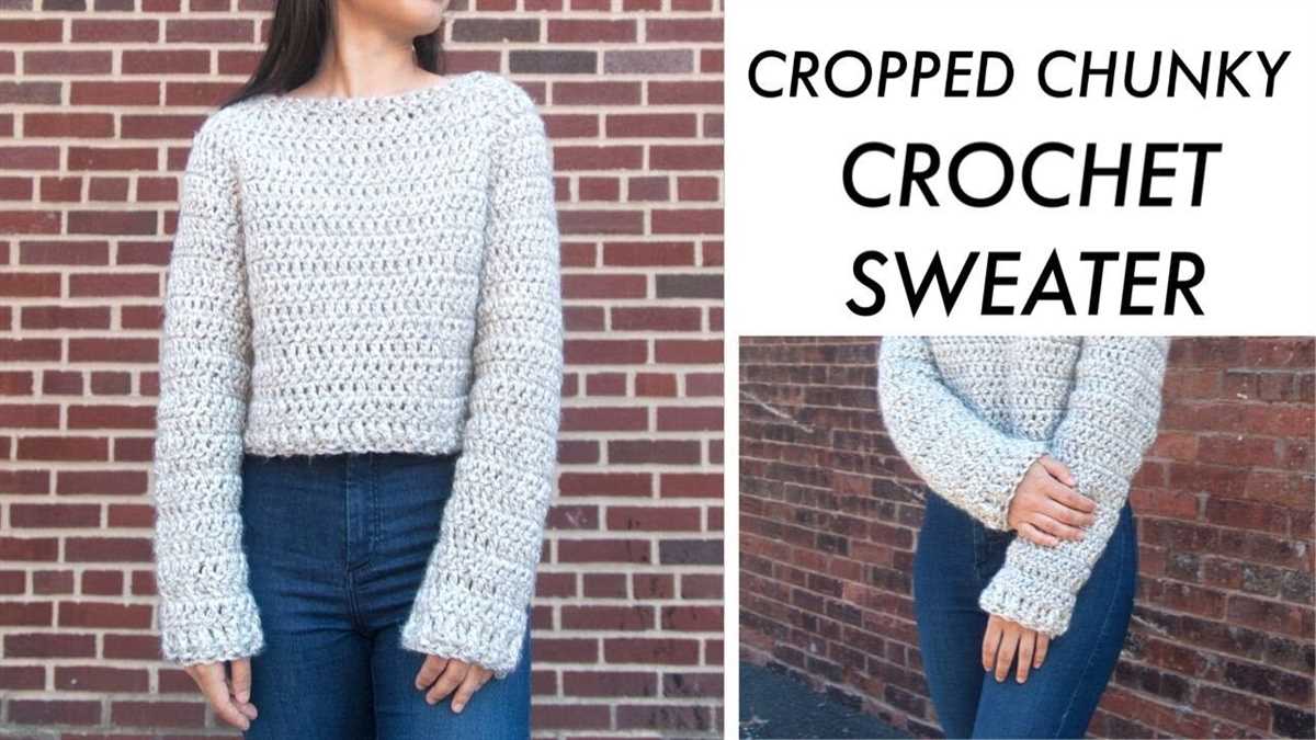 Cropped chunky cardigan knitting pattern