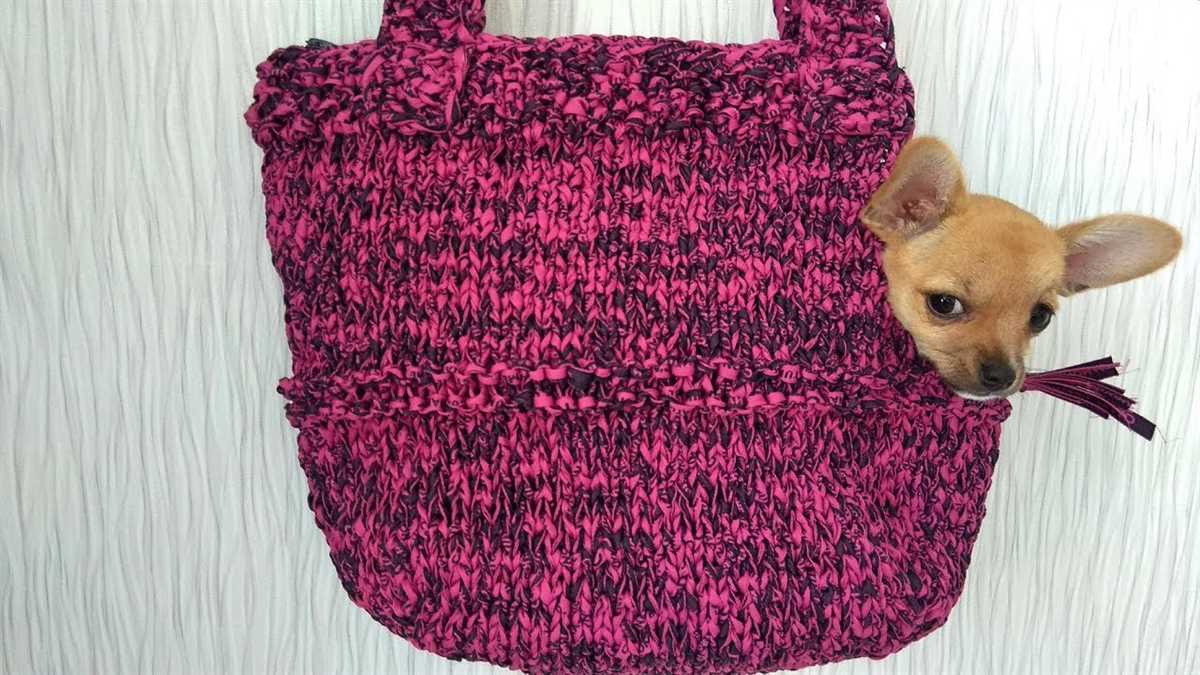 Knitted dog bed pattern free