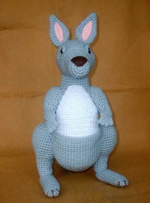 Knitted kangaroo pattern free