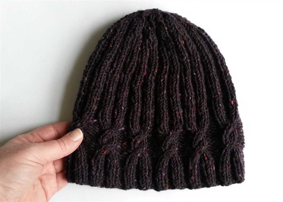 Creating your own stylish Aran knit hat Aran knit hat pattern