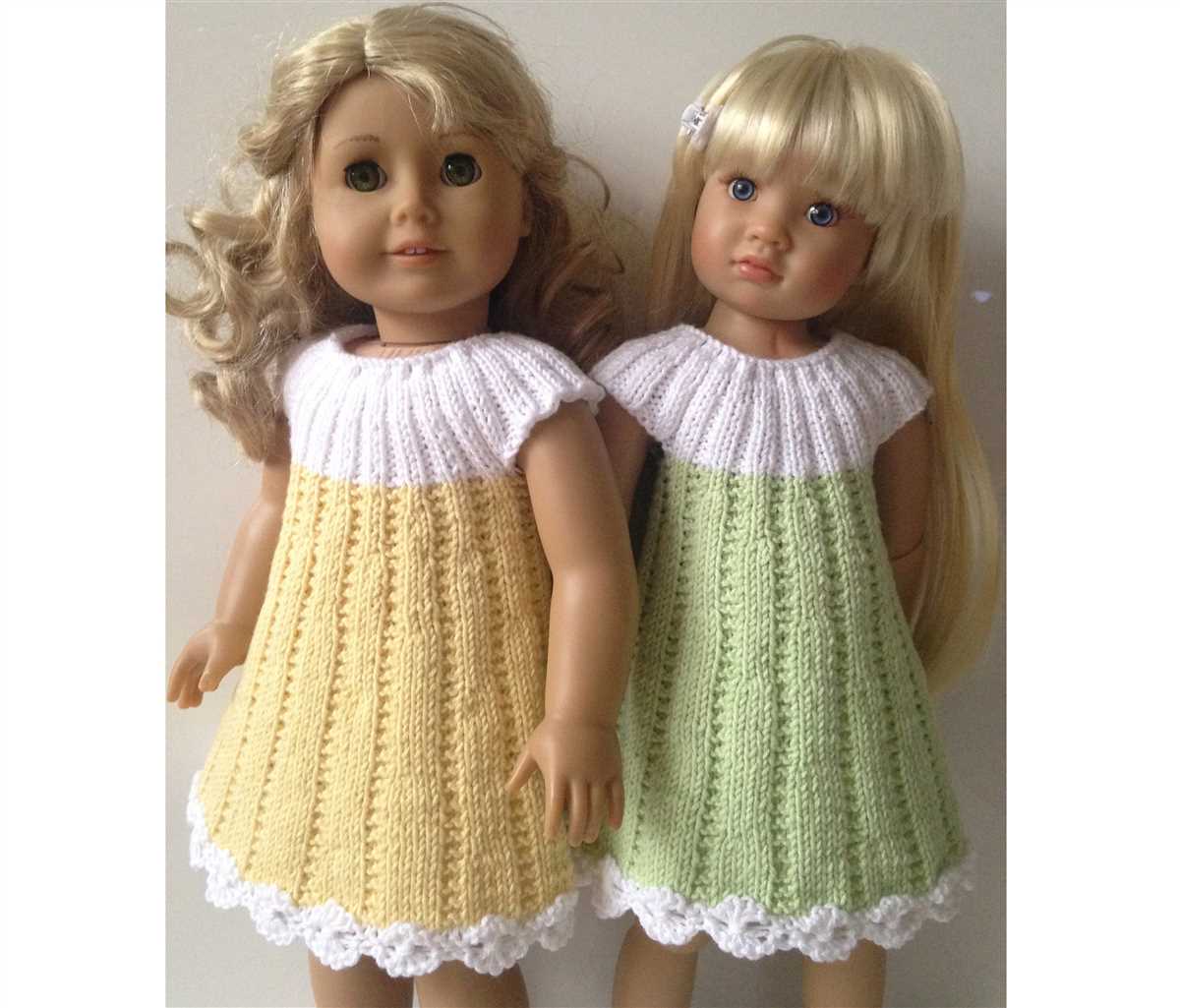 12 inch doll clothes knitting patterns free