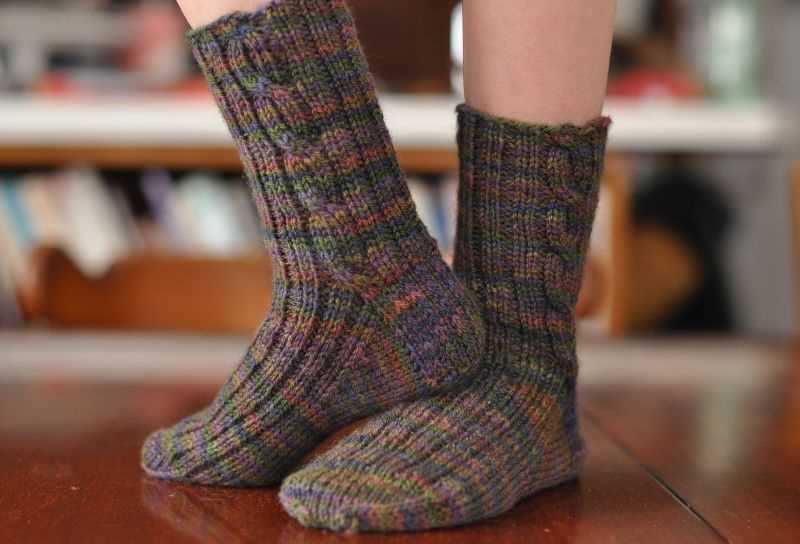 Hunter boot socks knitting pattern