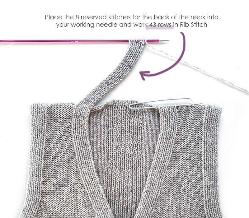 Easy knitted vest pattern