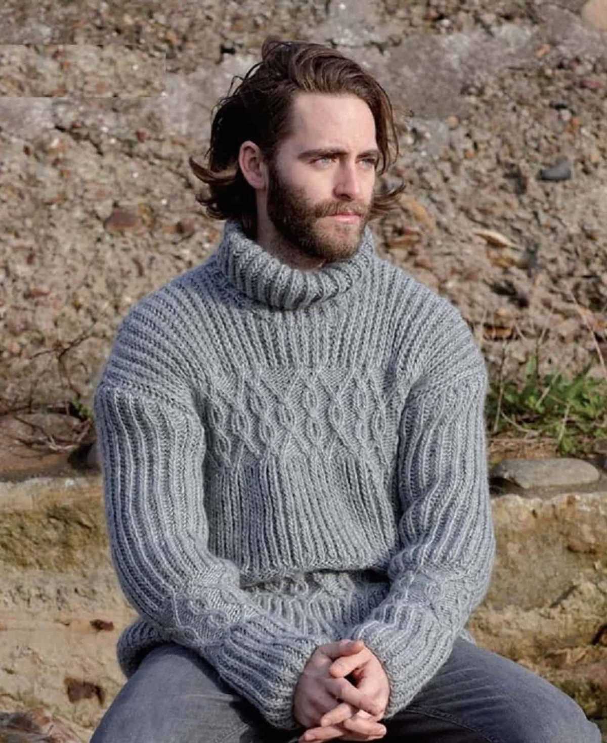 Mens cable knit sweater pattern free
