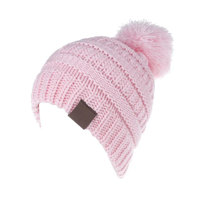 Knitted childrens beanie pattern